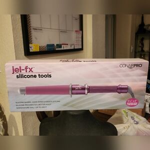 ConairPRO Jel-fx 1¼" to 1" silicone shine curling iron NEW